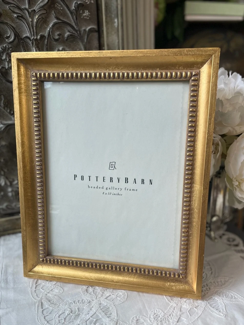 Pottery barn 8 x 10 gold gilded picture frame